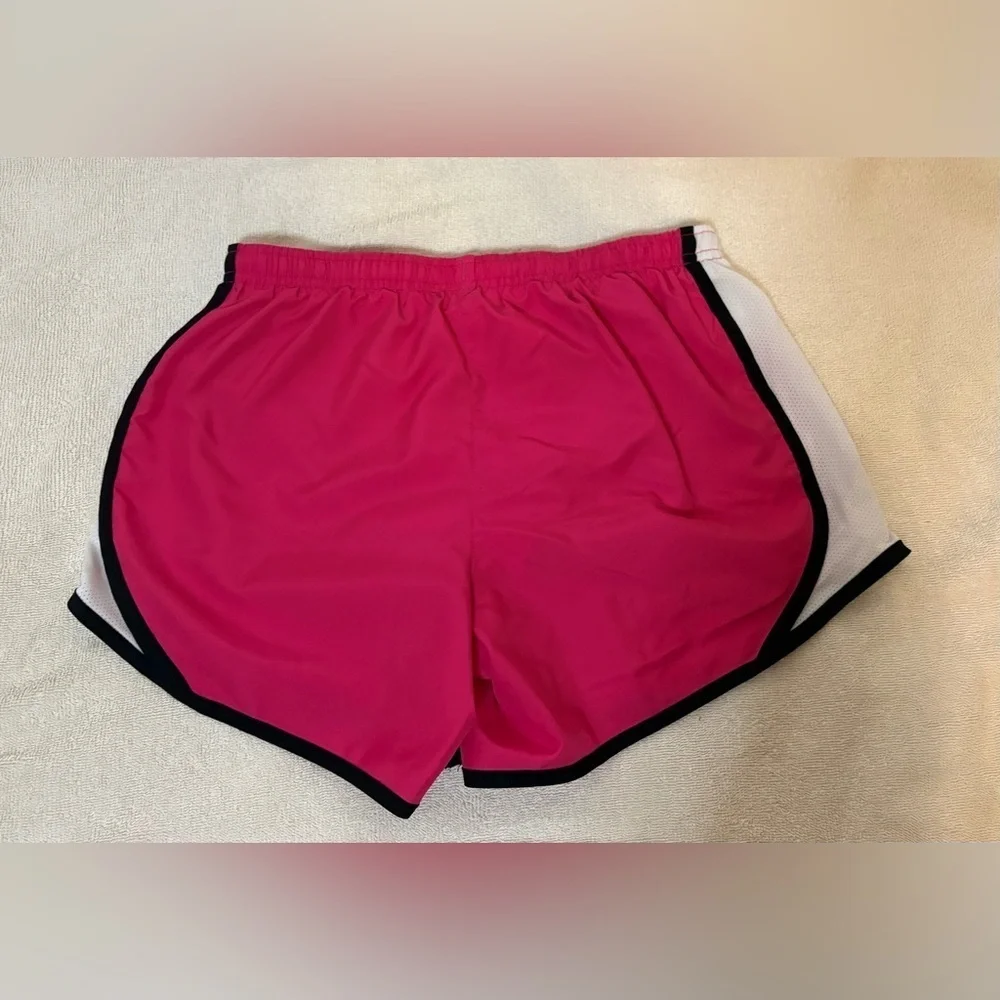NIKE Girls Light Pink Tempo Dri-Fit Active Running Workout Shorts Size Large